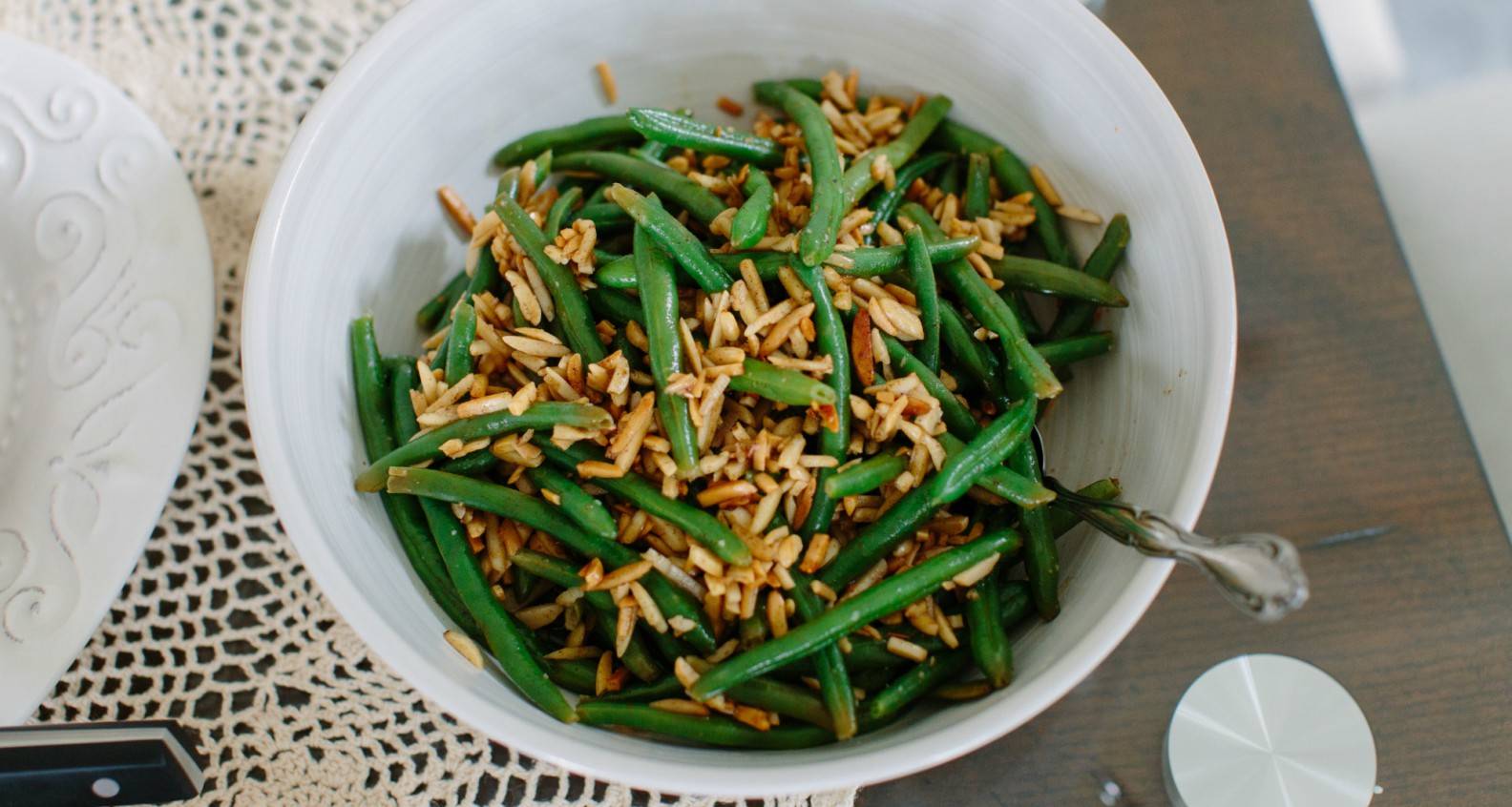 Green Beans with Almond Brown Butter